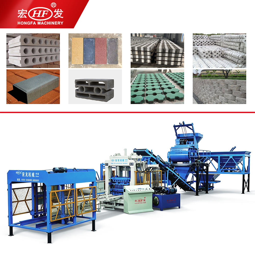 QT12-15D Cement brick machine（Block Making Machine）