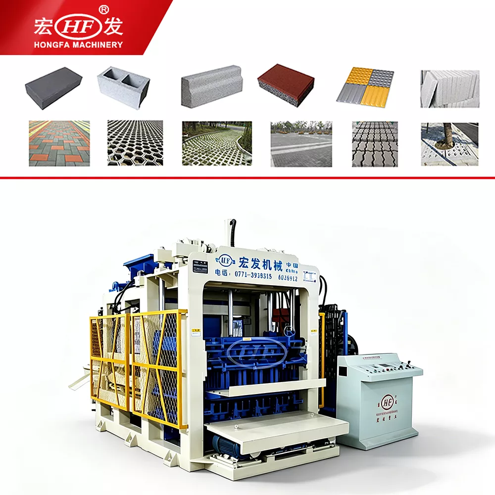 QT10-15D Cement brick machine