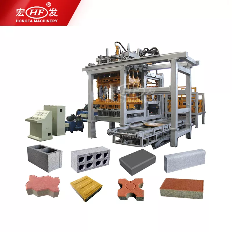 Hydraulic cement brick machine